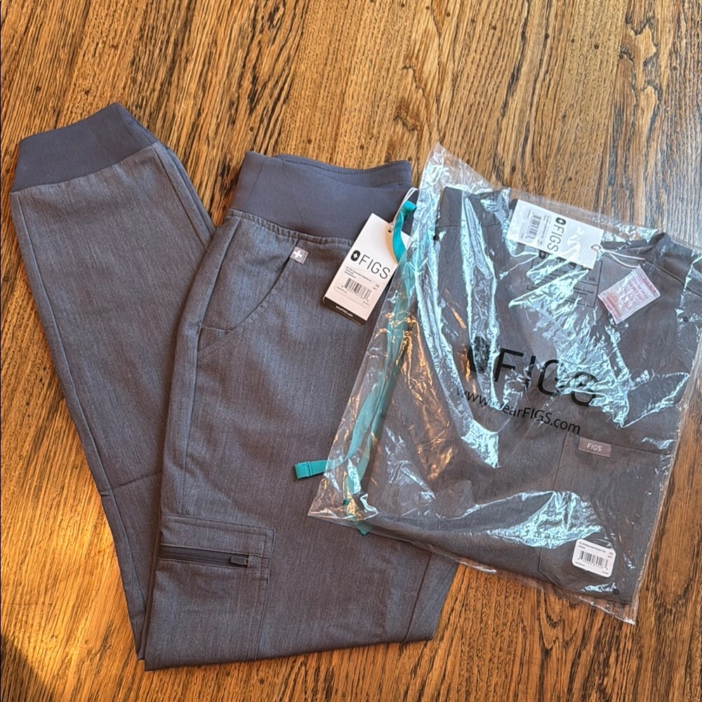 Figs Gray Jogger Scrub Pants